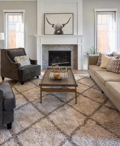 Beautifully staged home provided by Compass Concierge